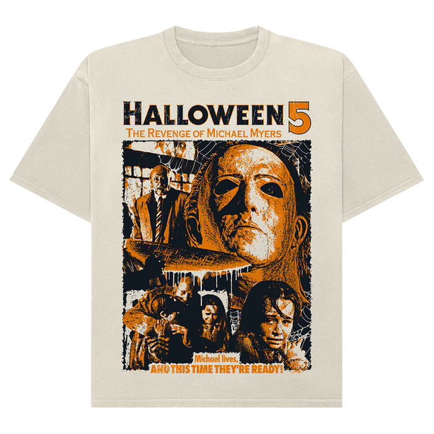 Halloween 5: The Rage V2 (Off White) T-Shirt (Comfort Colors
