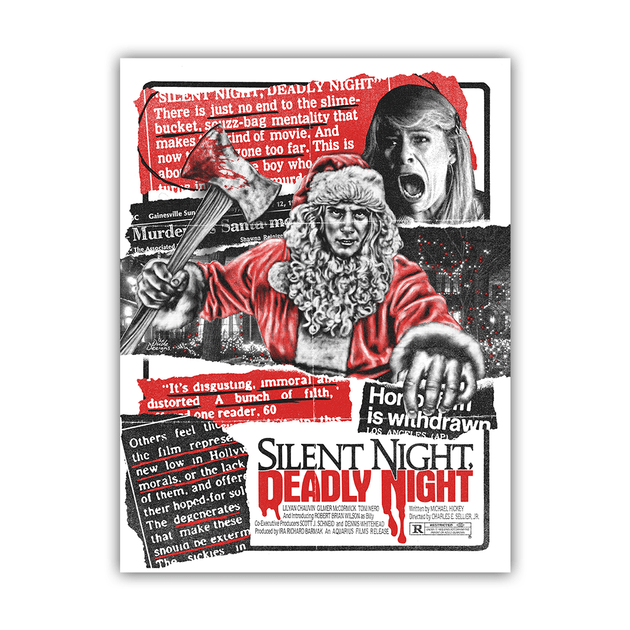Silent Night, Deadly Night: Outrage Poster (18x24) – Gutter Garbs