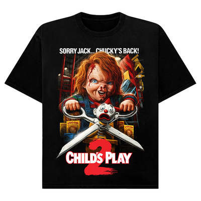 Gutter Garbs Child's Play 2 Chucky Horror Movie T-Shirt