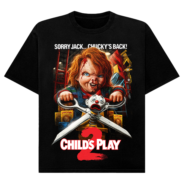 Gutter Garbs Child's Play 2 Chucky Horror Movie T-Shirt