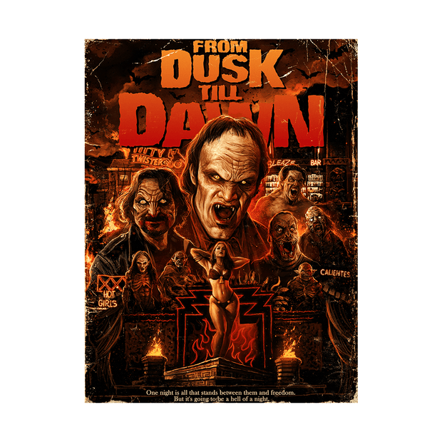 From Dusk Till Dawn: 30th Anniversary - Poster (18x24) – Gutter Garbs
