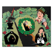 Black Christmas Collectible Enamel Pin Set