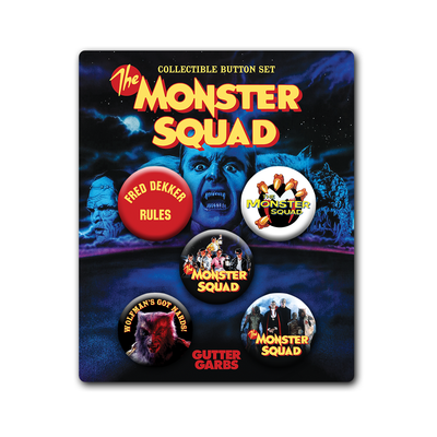 The Monster Squad Button Set