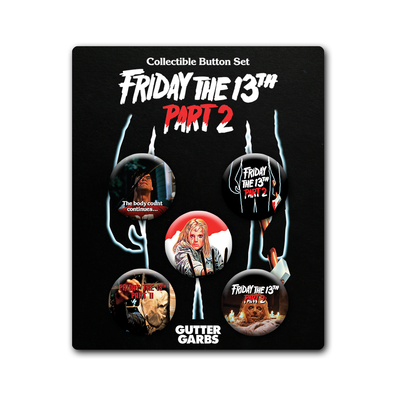 Friday the 13th Part 2 Button Set