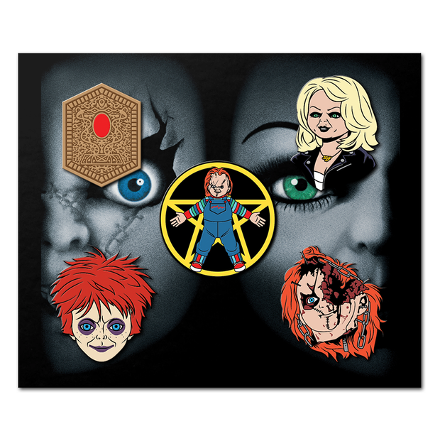 Chucky Collectible Enamel Pin Set