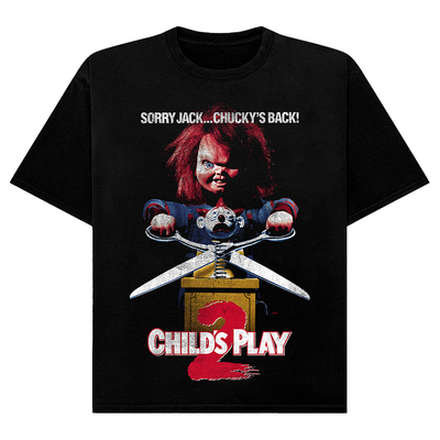 Gutter Garbs Child's Play 2 Chucky Horror movie T-Shirt