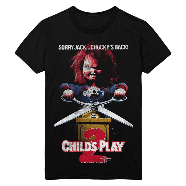 Gutter Garbs Child's Play 2 Chucky Horror Movie T-Shirt