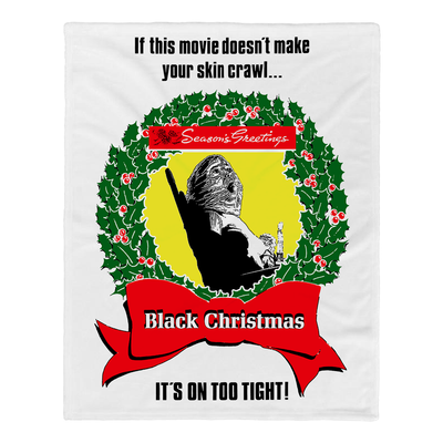 Black Christmas Blanket