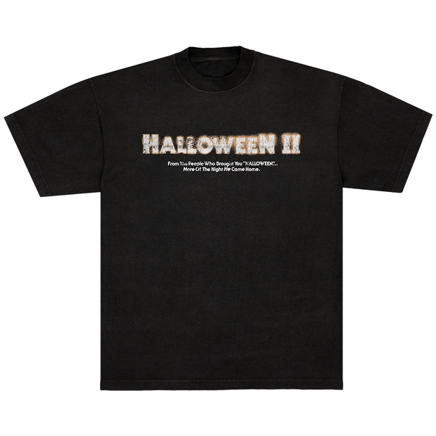 Black t-shirt with 'Halloween II' text