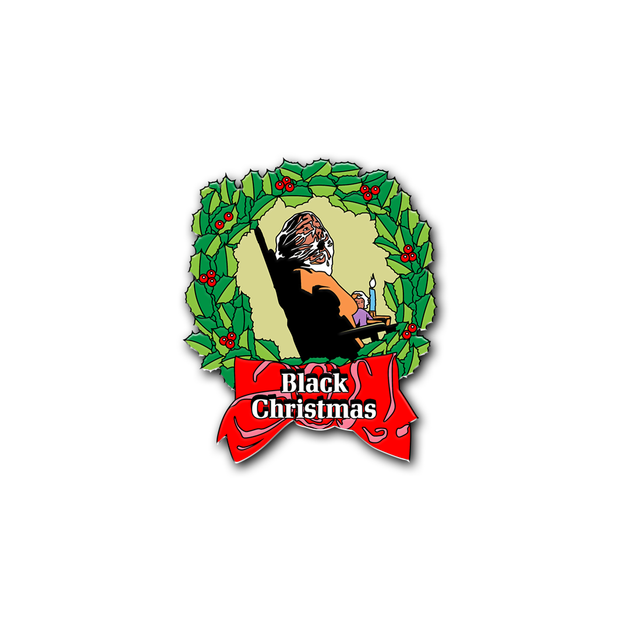 Back Christmas Enamel Pin