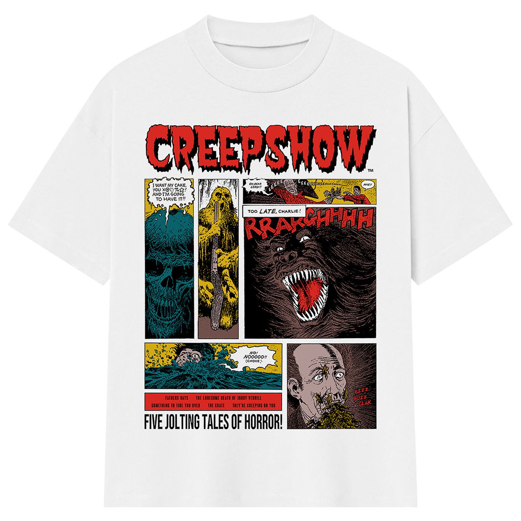 Creepshow: Comic T-Shirt (Shaka Wear - Oversized) – Gutter Garbs