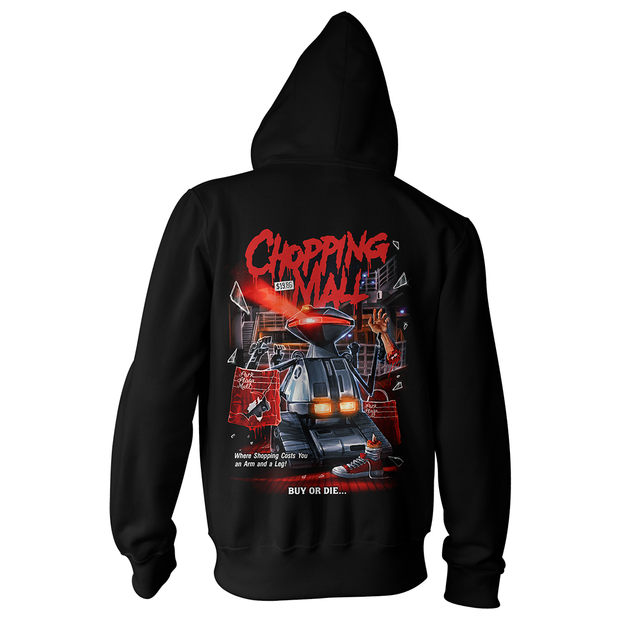 Chopping Mall Horror Movie Zip Hoodie Sweatshirt