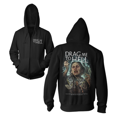 Drag Me to Hell Zip Hoodie Sweatshirt