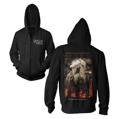 Drag Me to Hell Zip Hoodie Sweatshirt