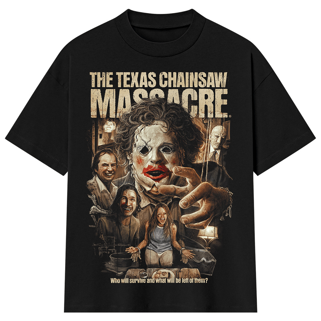 The Texas Chainsaw Massacre: Deranged Dinner T-Shirt (Shaka Wear