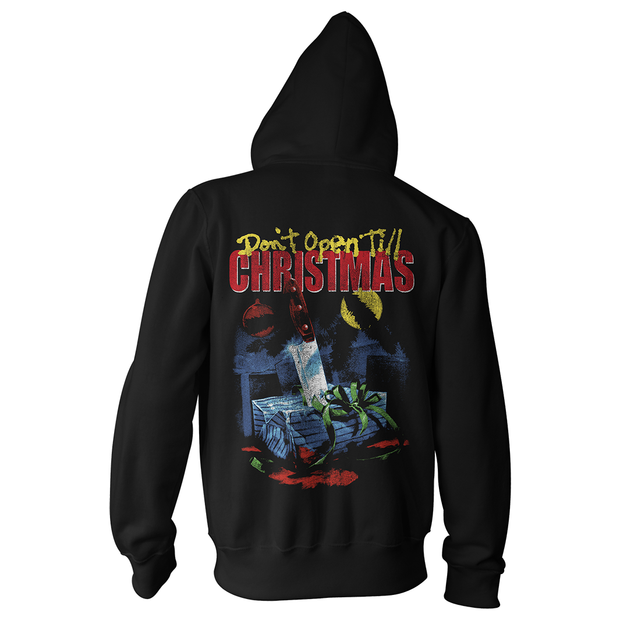 Don't Open Till Christmas Horror Movie Pull-over Hoodie Sweatshirt