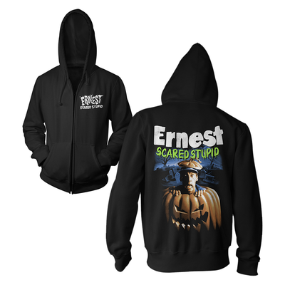 Ernest Scared Stupid Zip Hoodie Sweatshirt