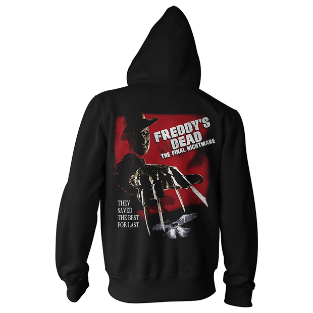 Freddy Kreuger Zip Hoodie Sweatshirt