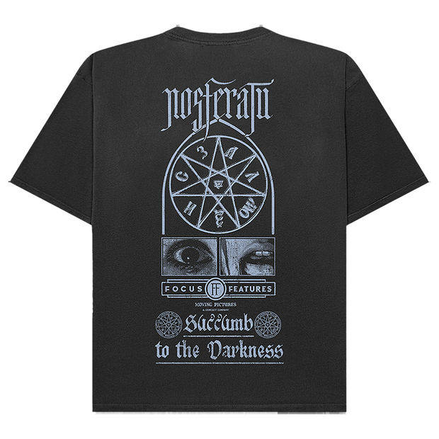 Black t-shirt with Nosferatu
