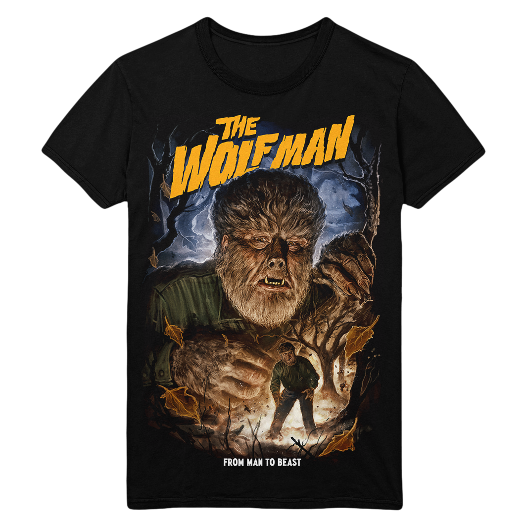 The Wolf Man: From Man to Beast T-Shirt – Gutter Garbs