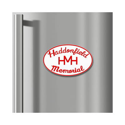 Halloween II Haddonfield Memorial Hospital Logo PVC Rubber Fridge Magnet