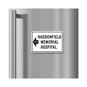 Halloween II Haddonfield Memorial Hospital PVC Rubber Fridge Magnet