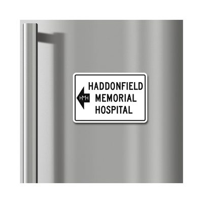 Halloween II Haddonfield Memorial Hospital PVC Rubber Fridge Magnet