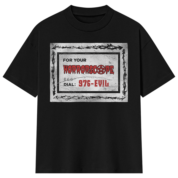976-Evil: Horrorscope Hotline T-Shirt (Shaka Wear - Oversized