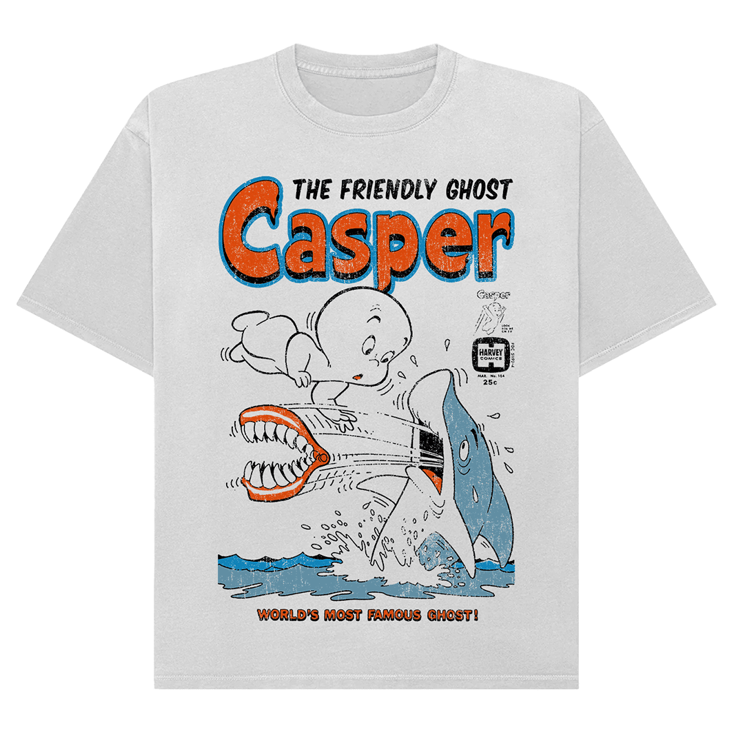 Casper the Friendly Ghost: Jump the Shark T-Shirt (Comfort Colors