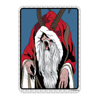 Krampus Horror Movie Prism Sticker