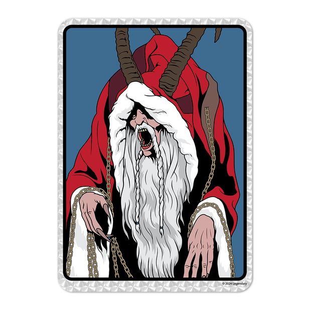 Krampus Horror Movie Prism Sticker