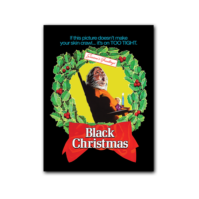 Black Christmas Magnet