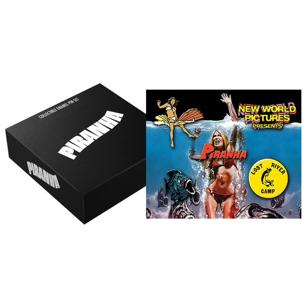 Piranha Collectible Enamel Pin Set