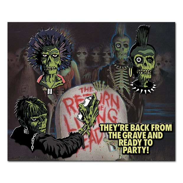 The Return of the Living Dead Collectible Enamel Pin Set