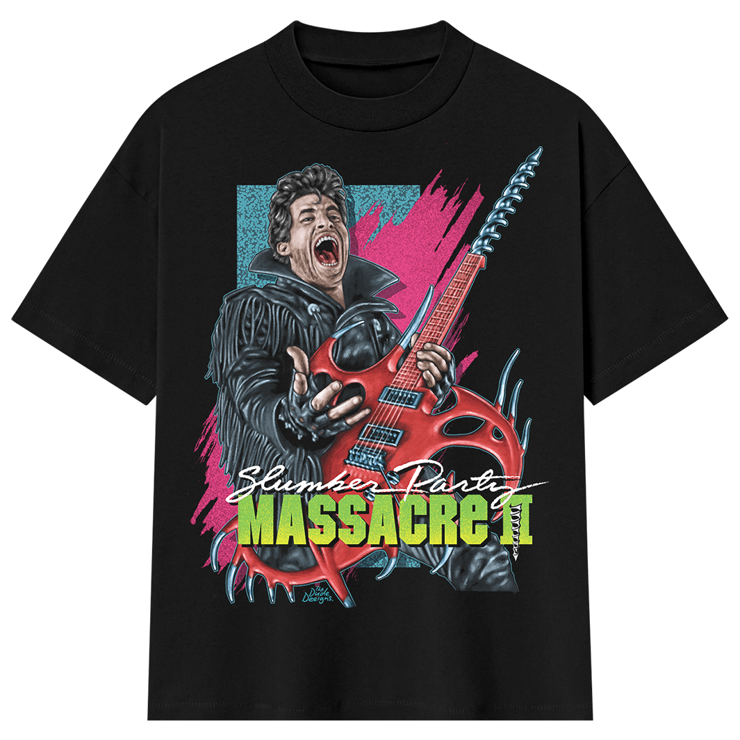 Slumber Party Massacre II:Guitar Drills Shaka Wear-Oversized