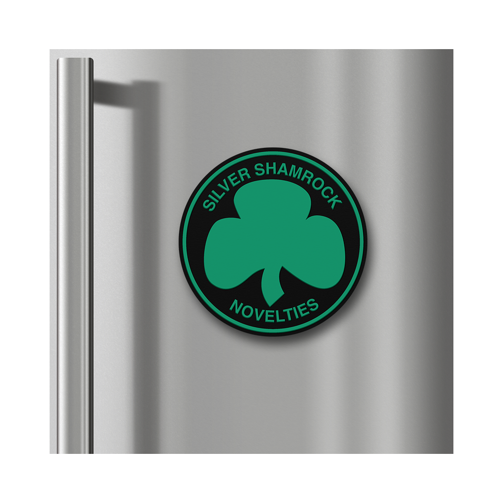 Halloween III: Silver Shamrock Logo - PVC Fridge Magnet – Gutter Garbs