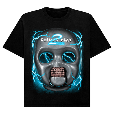 Gutter Garbs Child's Play 2 Chucky Horror Movie Black T-Shirt