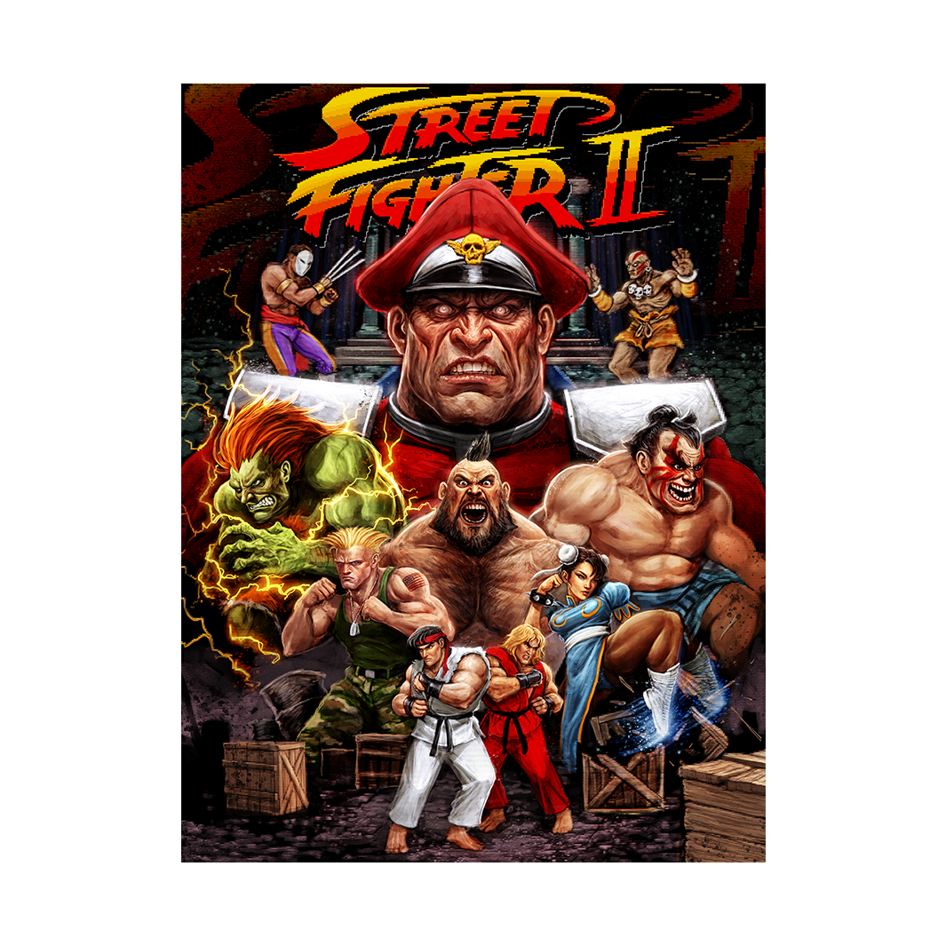 Street Fighter II - Poster (18x24) – Gutter Garbs