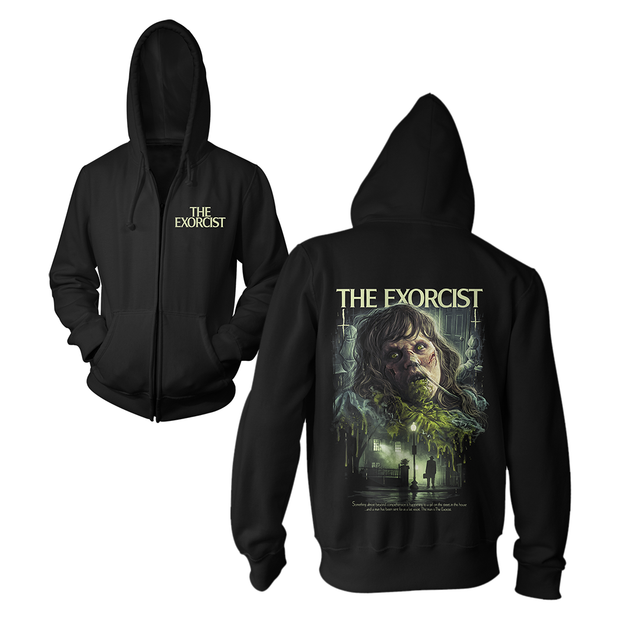 The Exorcist Zip Hoodie Sweatshirt