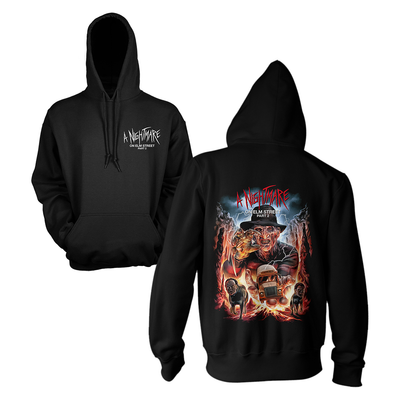 A Nightmare on Elm Street Part 2: Freddy's Revenge Freddy Krueger Horror Movie Pull-over Hoodie Sweastshirt