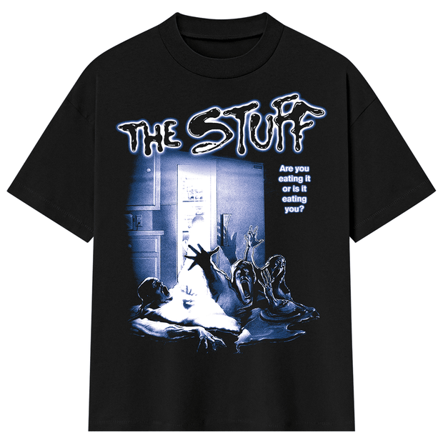 The Stuff: VHS (V2) T-Shirt (Shaka Wear - Oversized) – Gutter Garbs
