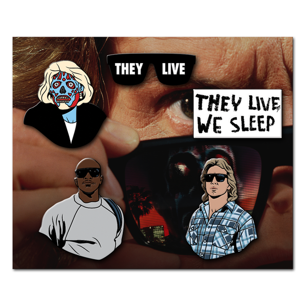 They Live Collectible Enamel Pin Set