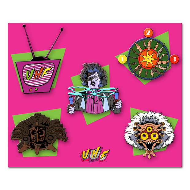 UHF - Collectible Enamel Pin Set