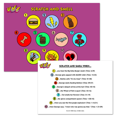 UHF "Smell-O-Vision" Sticker Sheet