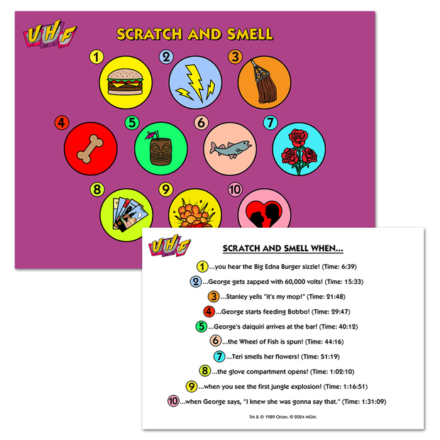 UHF "Smell-O-Vision" Sticker Sheet