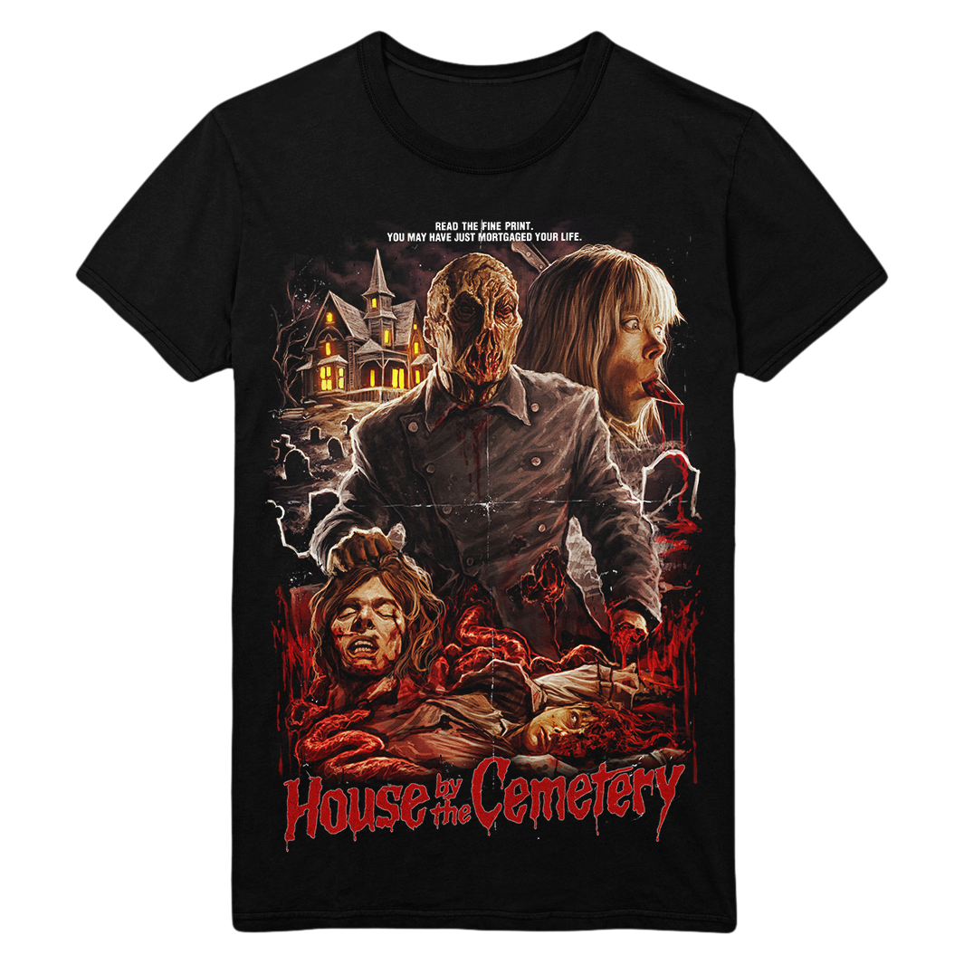 House by the Cemetery: Read the Fine Print T-Shirt